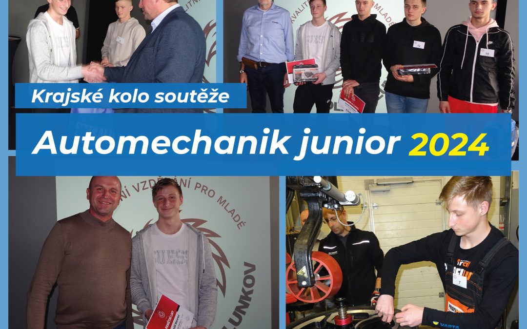 Krajské kolo soutěže Automechanik junior 2024